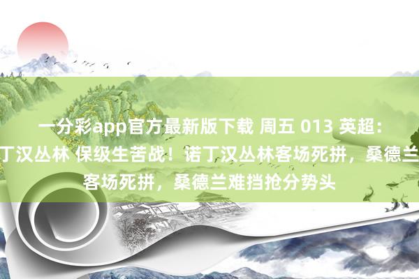 一分彩app官方最新版下载 周五 013 英超：桑德兰 VS 诺丁汉丛林 保级生苦战！诺丁汉丛林客场死拼，桑德兰难挡抢分势头
